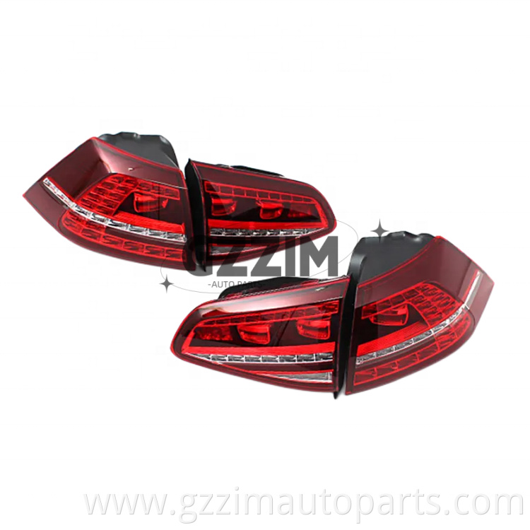 ABS Plastic Modified Rear Tail Lamp Light Used For Golf 7 5GG945207/208A 5GG945307/308B